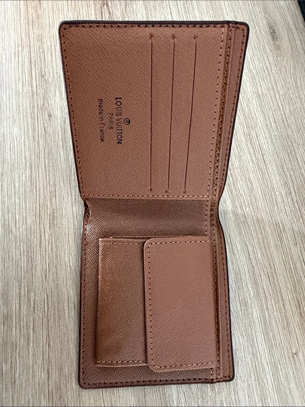 Louis Vuitton Black Monogram Embossed Card & Key Holder